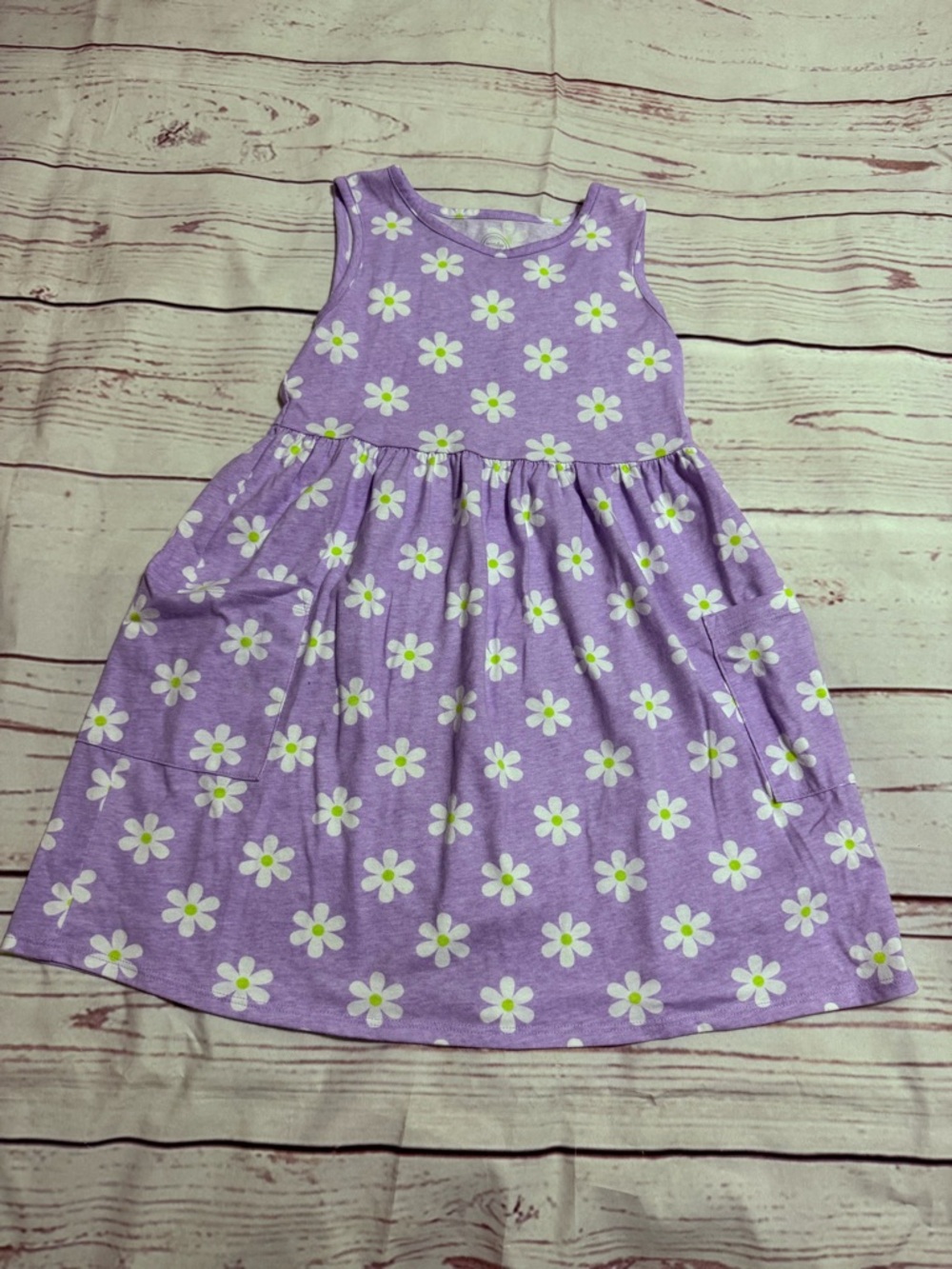 wonder nation Purple Daisy Tank Dress